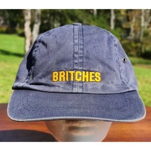 Britches Made In USA StrapBack Hat Cap Union Made Embroidered